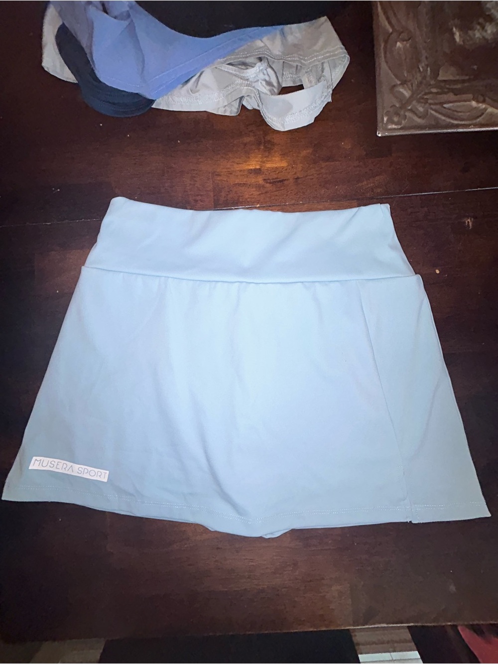 SHEIN Light Blue Women's Sport Skort